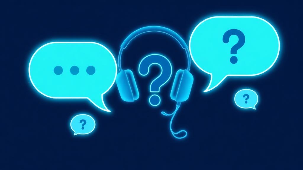 Headset and chat bubbles representing UK gambling support helplines and live chat